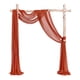 thumbnail image 1 of Kearding El elegante de la boda del poliéster cubre para el cuidado fácil encantador de la tela que cubre el de la boda de la ceremonia Kits de decoración para fiestas bermellón, 1 of 6