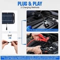 thumbnail image 5 of JOGZMZ 6W 12V Outdoor Solar Panel Charger Assembly Used for Charging 5V Devices Such As Mobile Phones/ Tablets/ Cameras and 12V Batteries Such As Cars and Boats, 5 of 7