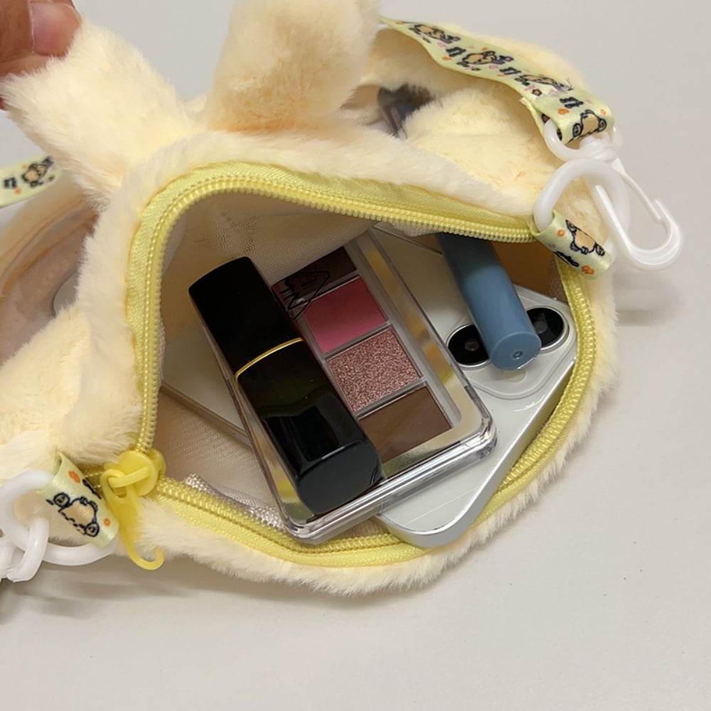 Chiikawa Cosmetic Bag Cute Plush Makeup Organizer Pouch Hachiware Usagi Kawaii Pencil Case Bags Travel Household Storage Bag
