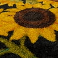 Mohawk Home Sunflower Garden Black Kitchen Mat 2' x 3' 4"