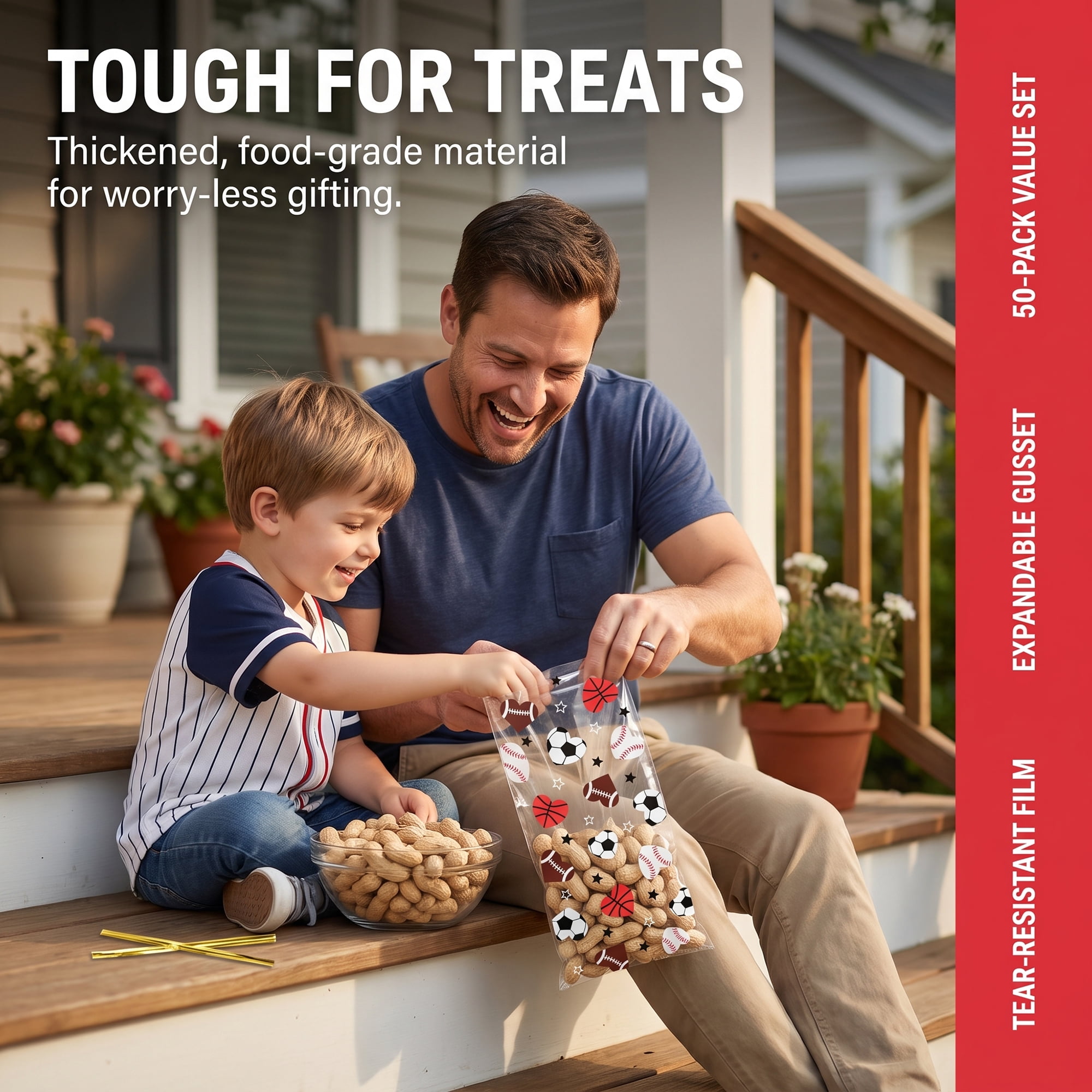 Unique Bargains Sports Treat Gift Box for Cookies and Snacks Multicolor 4.9" x 10.8"