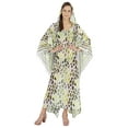 thumbnail image 5 of Moomaya Hooded Caftan For Women's Long Printed Bikini Cover Up Summer Turkish Beachwear-6519, 5 of 7