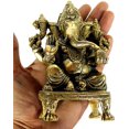 thumbnail image 5 of eSplanade Ganesha Ganesh Ganpati Ganapati Murti Idol Statue Sculpture | Pooja Idols - Home Decor | Brass Antique Finish - 5.75" Inches, 5 of 5