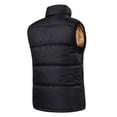 thumbnail image 2 of Men's Outdoor Sleeveless Coat Winter Vests Warm Thicken Fleece Lined Full Zip Puffer Vest Jackets for Fishing Work, 2 of 4