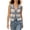 #0040-Blue, variant on Womens Tops V Neck Sleeveless Cropped Knit Vest Striped Hollow Out Tie Front Plain Sleeveless Tops for Women Cropped Relaxed Fit Boho Daily Wear Breathable Boho Tops for Women