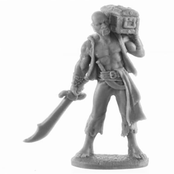 Bones United States of America Pirate with Treasure Chest Miniature