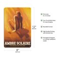 thumbnail image 2 of Ambre Solaire Sunscreen - Tan Without Burns (Pour Brunir Sans Brulures) - Vintage Advertising Poster by Charles Loupot c.1936 - 8 x 12 inch Vintage Wood Art Sign, 2 of 4