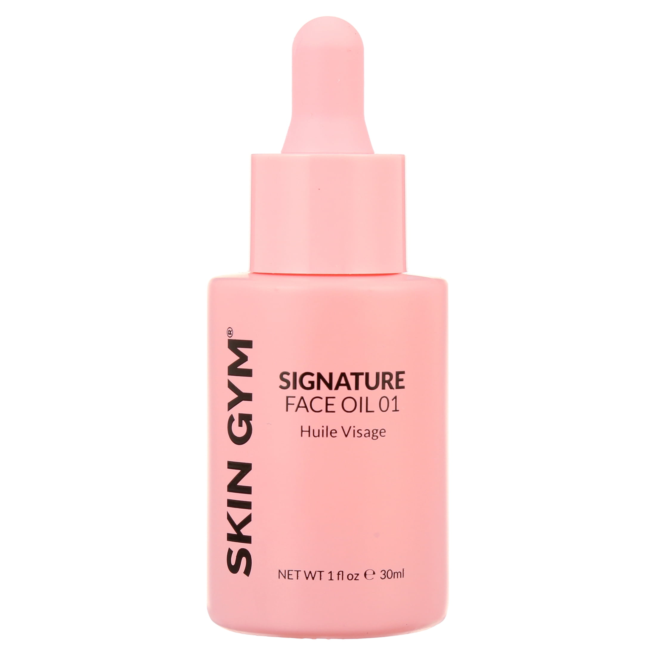 Skin Gym Rose Quartz Gua Sha Workout Kit, Rose Quartz Sculpty Heart Gua Sha + Signature Face Oil Value Added Kit for Glowing, Radiant Skin, 1 fl oz.