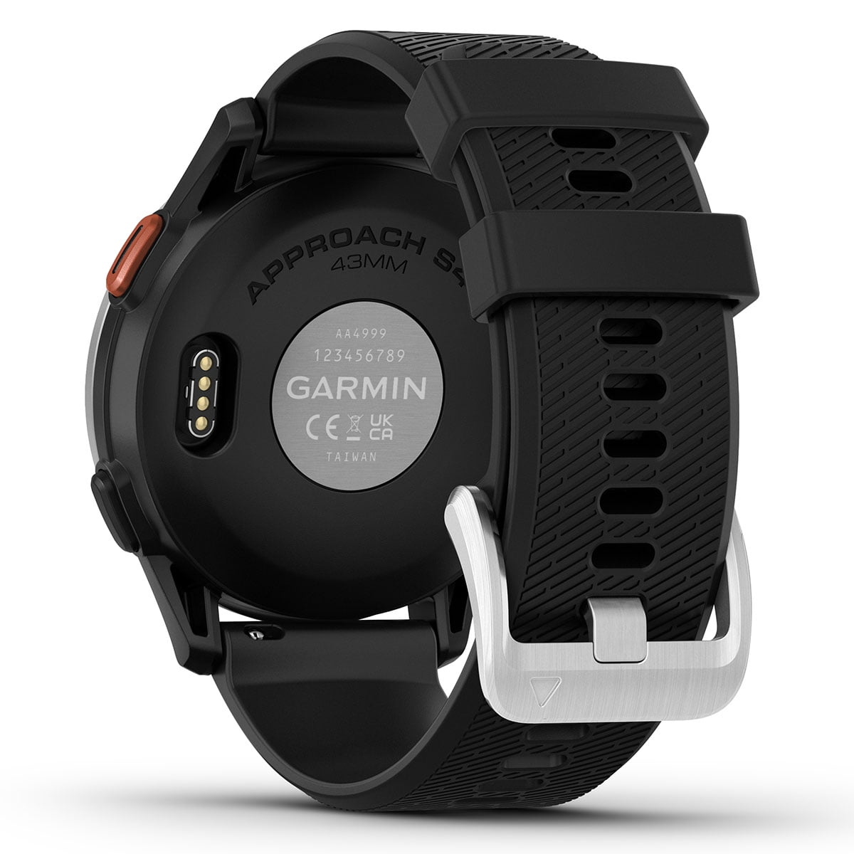 Garmin Approach S44 (Silver/Black) Golf GPS Smartwatch Bundle with PlayBetter Screen Protectors, Wall Adapter & Hard Case