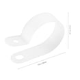 thumbnail image 2 of 20pcs Rope Light Clip Rope Light Mounting Clip For Wire Management Coax Cable, 2 of 8