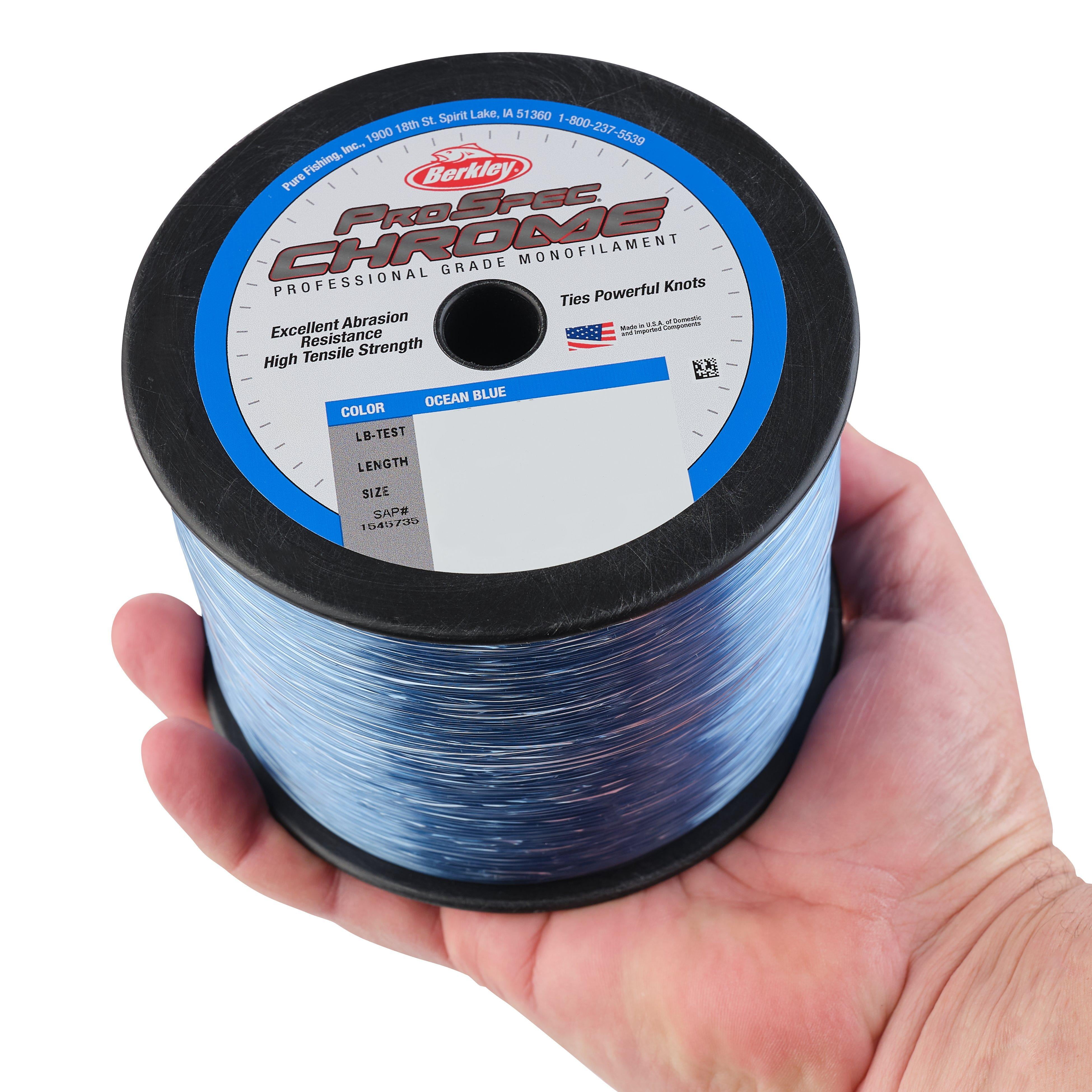 Berkley ProSpec® Chrome Monofilament Fishing Line, Ocean Blue, 20 lb Test Strength, 1000 yd