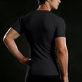 thumbnail image 4 of yillto Men Big and Tall Top Mock Neck Short Sleeve Shirts 3 Pack Undershirt Pullover Solid Color Tshirts, 4 of 5