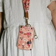 thumbnail image 2 of bolimoss Lightweight Badge and ID Holders, PU Leather Pink, 2 of 4