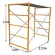 thumbnail image 2 of Andamio Banquetero Ligero + Plataforma; 1.0x2.0x2.13m Zait, 2 of 3