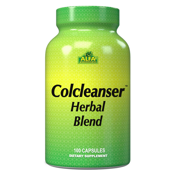 Colcleanser by Alfa Vitamins® Helps Colon Cleanse, Detox, & Supports Weight Loss - 100 Capsules