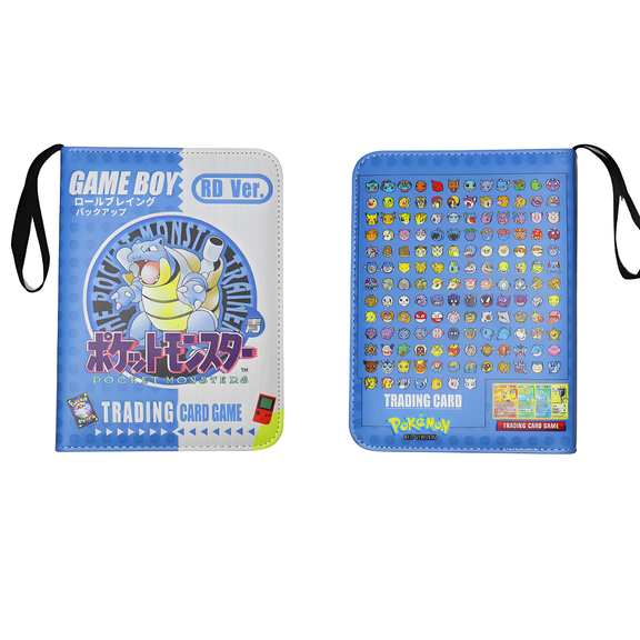 TCG Trading Card Binder Album, 400 Pockets, 50 Removable 4-Pocket Pages