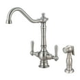 thumbnail image 1 of Americana 2AM401-BN 2 Hole Two Handle Kitchen Faucet - Brushed Nickel, 1 of 1