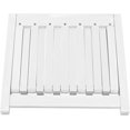 thumbnail image 2 of Folding Entryway Shoe Changing Stool White Wall Mounted Solid Wood Porch Chair White, 2 of 9