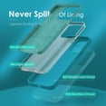 thumbnail image 2 of [5 in 1] Designed for iPhone 13 Pro Case, with 2 Pack Screen Protector, Silicone Shockproof Case, Full Body Soft Anti-Scratch Microfiber Lining Protective Case, Teal Blue, 2 of 5