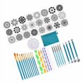 thumbnail image 1 of 53PCS/Set Flower Dotting Tools Manual Drafting Painting Brush Stencil Template Pen Professional Modeling Supplies, 1 of 1