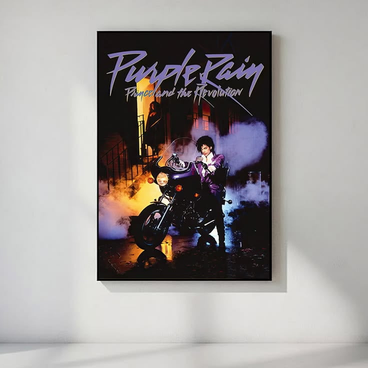 Purple Rain - Music Movie Poster (Regular Style - Prince) Poster
