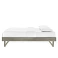 thumbnail image 4 of Platform Bed Frame, Twin Size, Wood, Grey Gray, Modern Contemporary Urban Design, Bedroom Master Guest Suite, 4 of 7