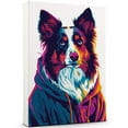 thumbnail image 3 of Collie Dog Wall Art Cute Animal Decor for Kid's Bedroom, Home Office Conversational Piece, Bathroom Decor, Gifts for Dog & Beach Lover, Baby Shower, Birthday, Hang Ready, 3 of 6