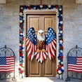 thumbnail image 5 of RBCKVXZ Patriotic Independence Day Door Cover, 35.4 x 70.8 Inch American Front Door Cover, 4th of July Porch Banner for Indoor Outdoor Memorial Day Party Decor, 5 of 6