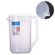 thumbnail image 5 of Hervidor medidor con báscula, recipiente para bebidas con tapa, resistente al calor, jarra de plástico para agua fría y jugo (4000 ml, blanco), 5 of 6