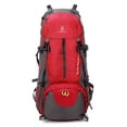 thumbnail image 2 of Paquete al aire libre Irfora Mochila de senderismo 60L Resistente al agua Deporte al aire libre Trekking Mountaineering Mochila de viaje con compartimento para zapatos para hombres y mujeres Irfora Paquete al aire libre, 2 of 2