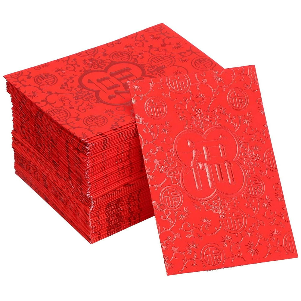 chinese new year origami red envelope