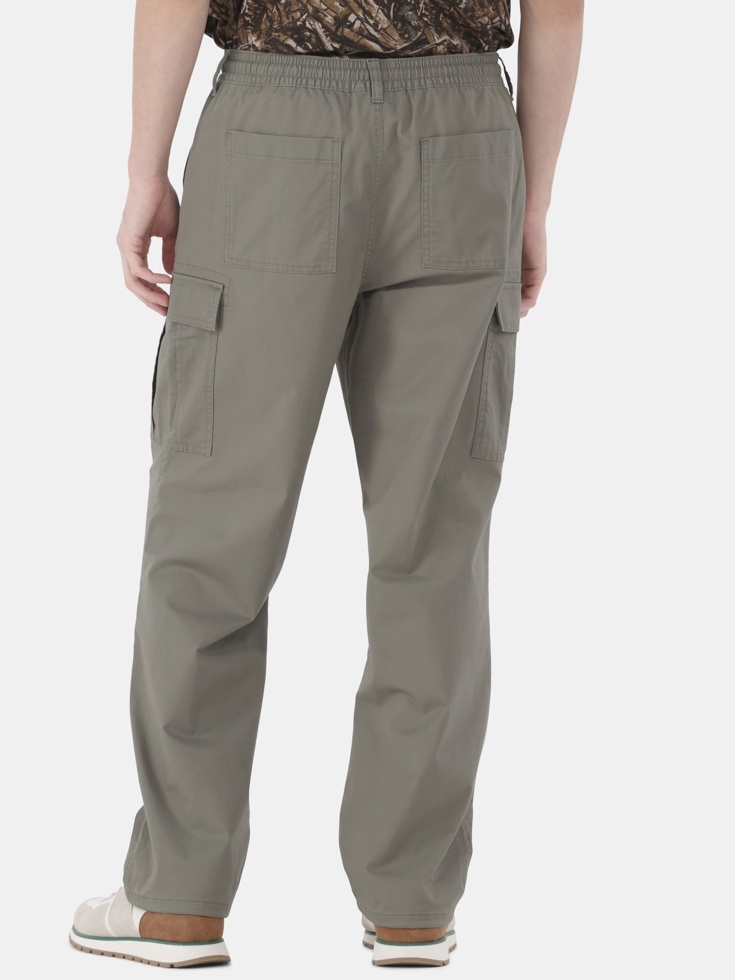 No Boundaries Twill Cargo Pants, Men’s and Big Men’s, Sizes XS-5XL