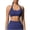 Dark Blue, variant on Women Neck Hanging Sports Bra Back Beautiful Seamless Yoga Tops Shock-absorbing and Gathering Breathable Tight Fitting Top Blue