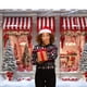 thumbnail image 4 of Bonvvie Christmas Store Backdrops Kids Adult Photography Child Adult Portrait Xmas Trees Snowy Street Photo Backgrounds, 4 of 5
