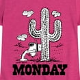 thumbnail image 3 of Peanuts - Spike Cactus Monday - Toddler & Youth Girls Short Sleeve Graphic T-Shirt, 3 of 6