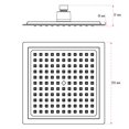 thumbnail image 2 of The akuaplus® - Square Shower Head 9 in., 2 of 3