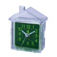 thumbnail image 1 of Reloj despertador con esfera luminosa silenciosa de color verde acrílico transparente, 1 of 1