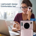 thumbnail image 4 of Funda tipo cartera para Huawei Mate 30 Pro con tarjetero y correa para el hombro para mujer, 4 of 5