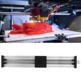 thumbnail image 4 of Screw Slide Linear Table, Durable Liner Slide, Practical 250-500Mm Black/Silver For 3D Printer Automation Industry Silver 450mm, 4 of 8