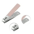 thumbnail image 3 of Unique Bargains 12 Pcs Beautiful Box Nail Clippers Set Toenail Clippers Pink, 3 of 6