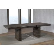 Sunset Trading Cali 10-Piece 96 Rectangular Extendable Wood Dining Set in Brown