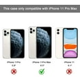 thumbnail image 2 of Mignova iPhone 11 Pro Max 6.5 inch case,Full Sealed Waterproof Dust Proof Shockproof Full Body Underwater Cover Case for iPhone 11 Pro Max 6.5 inch 2019 Release(Black), 2 of 7