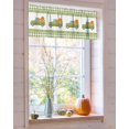 thumbnail image 4 of Valances for Windows Happy Harvest Thanksgiving Day Pumpkin Truck Rod Pocket Cafe Window Treatments Valance Curtains for Kitchen Bathroom Laundry Basement Windows 54"x18", 4 of 6