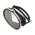 thumbnail image 1 of Lunettes de Natation Rétro Ovales à Fuite d'Eau à Lentille Unique Noir, 1 of 8