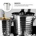 thumbnail image 3 of ifundom Large Capacity Stainless Steel Ice Bucket with Modern Design, Storage Container, 1 Pack, 3 of 8