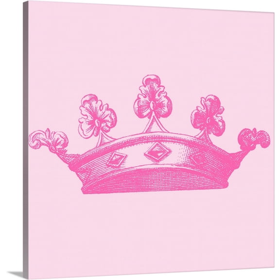 Great BIG Canvas | "Princess Crown II" Canvas Wall Art - 20x20