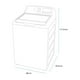 thumbnail image 4 of Lavadora Mabe LMH72201WBAB1 Automática High Efficiency 22 kg C/Display Digital Blanca LMH72201WBAB1, 4 of 4
