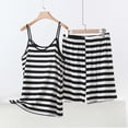 thumbnail image 3 of HomeGardon Two Piece Sets for Women Fashion Sleeveless V Neck Short Casual Pullover Comfy Set, 3 of 5