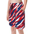 thumbnail image 6 of PAYOHTO Boy Swim Trunks Large Size 14-16 Teens Boy Beach Board Shorts Red White and Blue Patriotic Quick Dry Bathing Suit Swimwear, 6 of 9