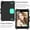 Black+Aqua, variant on Case for iPad mini 1 2 3 4 5 7.9 inch Lightweight Contrast Color Cover With Pen Holder and Shoulder Strap